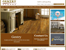 Tablet Screenshot of gentryfloorsonline.com